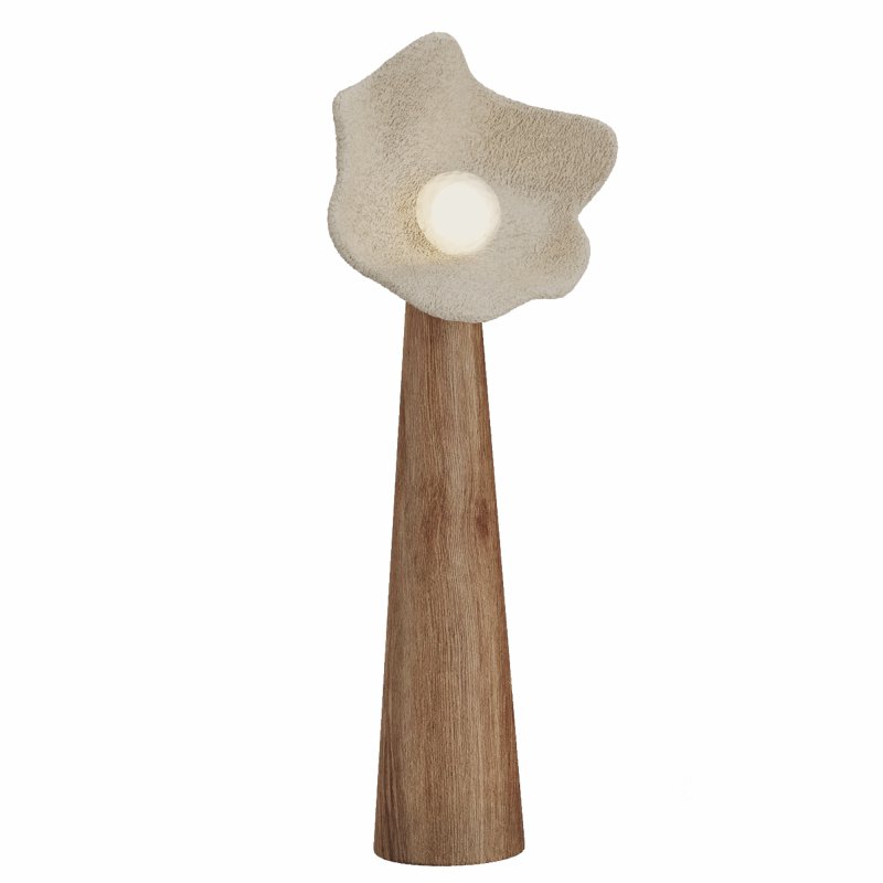 Plaster Petal Floor Lamp Image 5