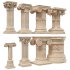 08 Classical Architectural Columns Collection -Doric Ionic-Corinthian Orders - Thumbnail 3