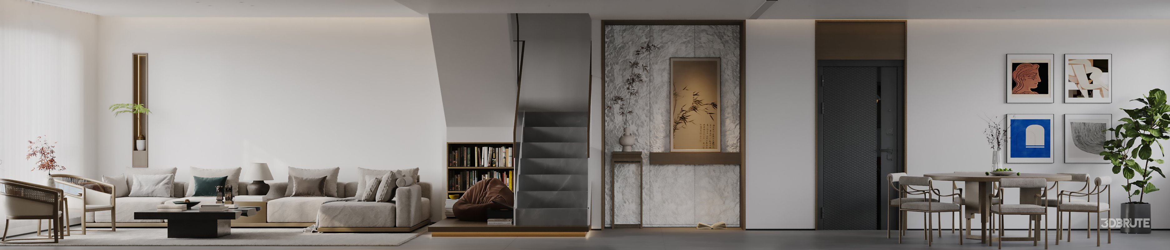 living room dining room Image 1