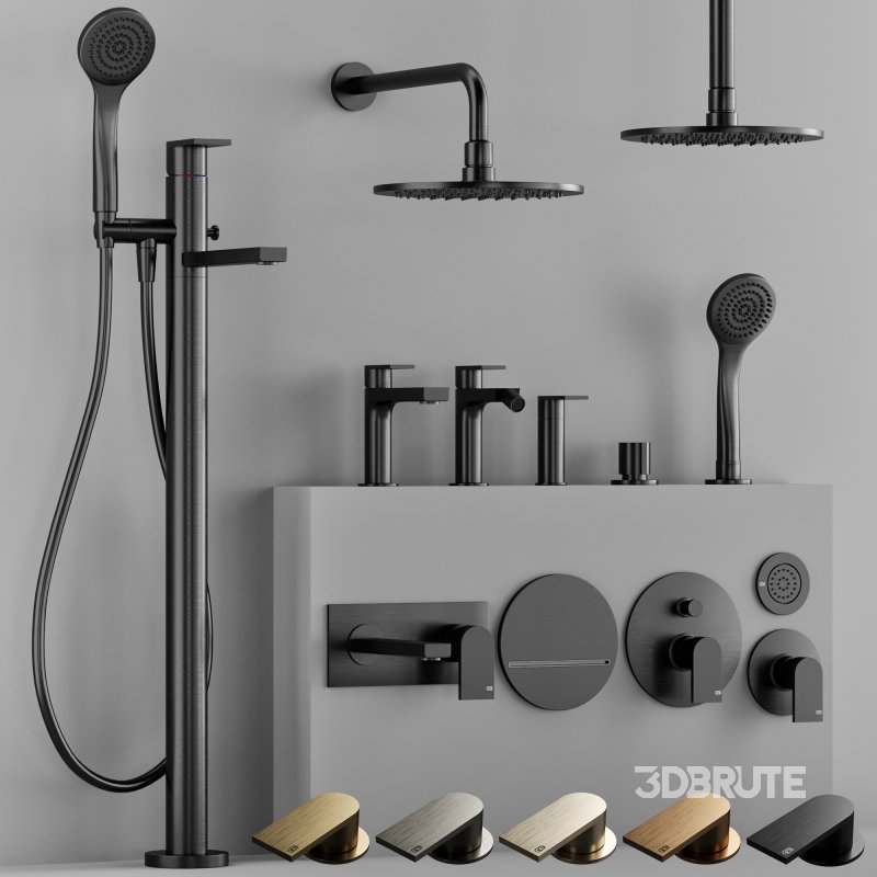 Gessi Manzoni bathroom faucet collection set 1 Image 2