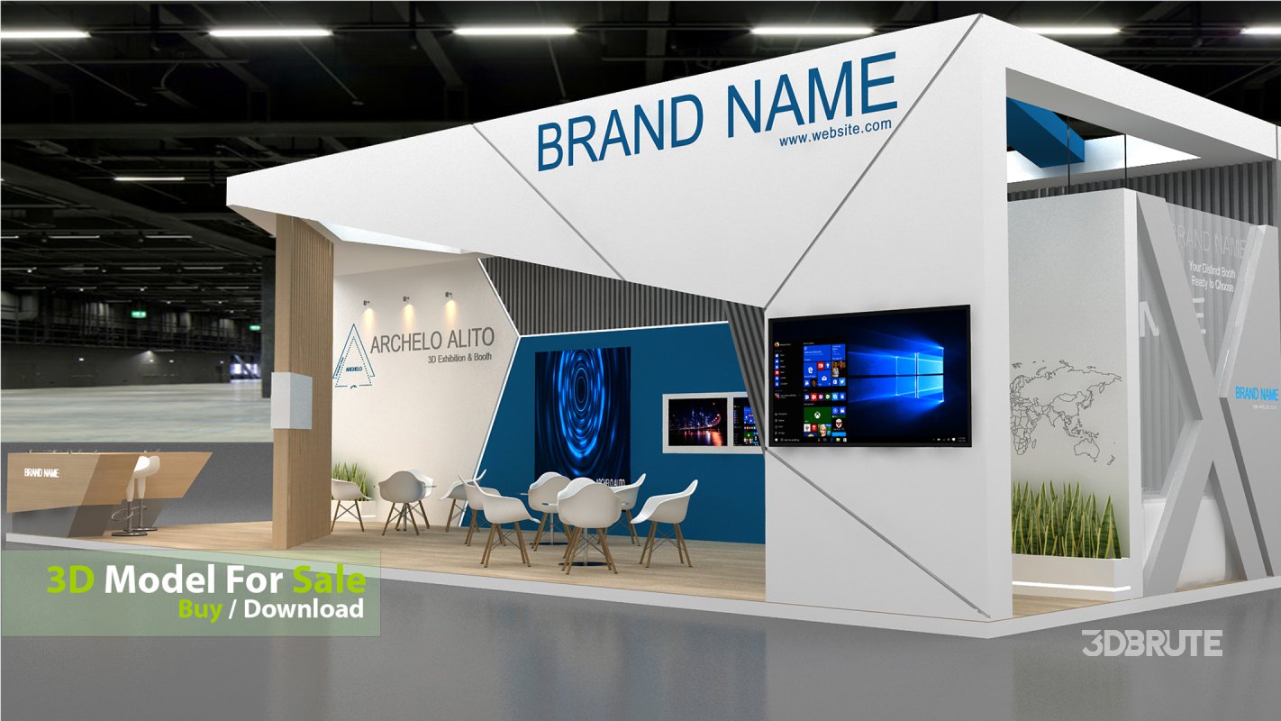 3d model stall Image 2