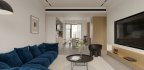 Modern living room and dining room interior scene - Thumbnail 4
