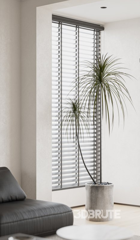 Modern living room and dining room interior scene Image 2