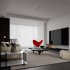 Modern living room and dining room interior scene - Thumbnail 7