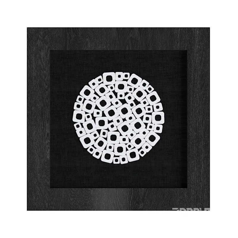 Wall Decor Metal Squares Image 2