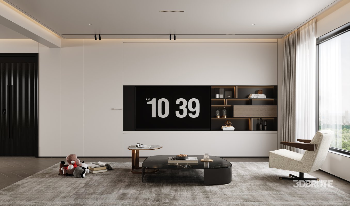 living room dining room bedroom Image 7