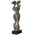 Antique modern abstract Embrace in Bronze - Thumbnail 4