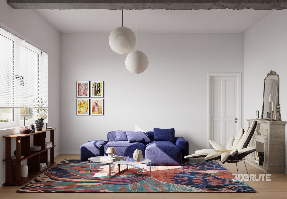 Eclectic living and dining room Image 5