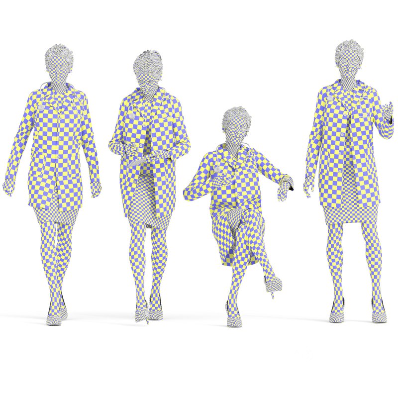 Woman Doctor in 04 Poses Image 3