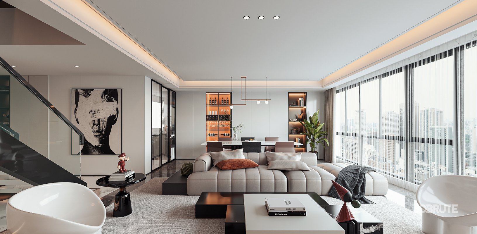 living room dining room Image 3