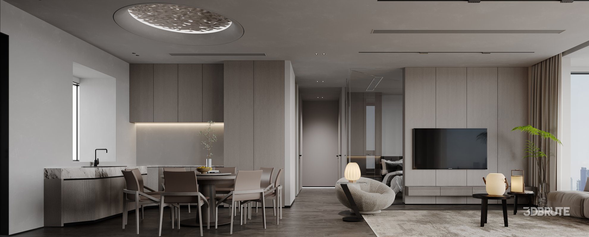 living room dining room Image 3