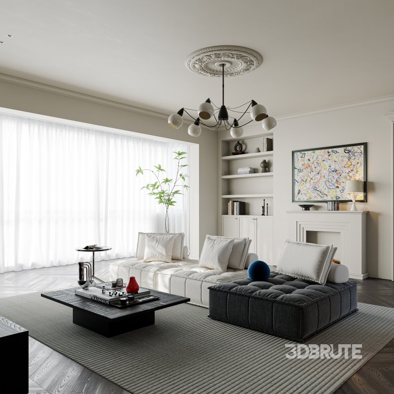 Eclectic living and dining room Image 3