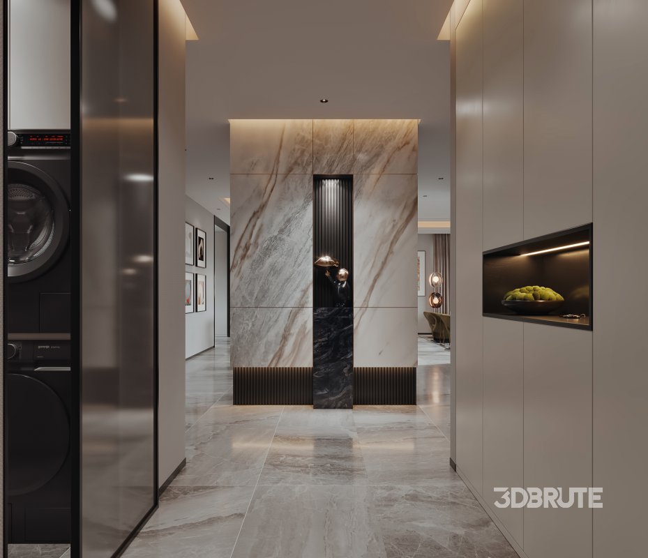 Luxurious living room and dining room Image 5