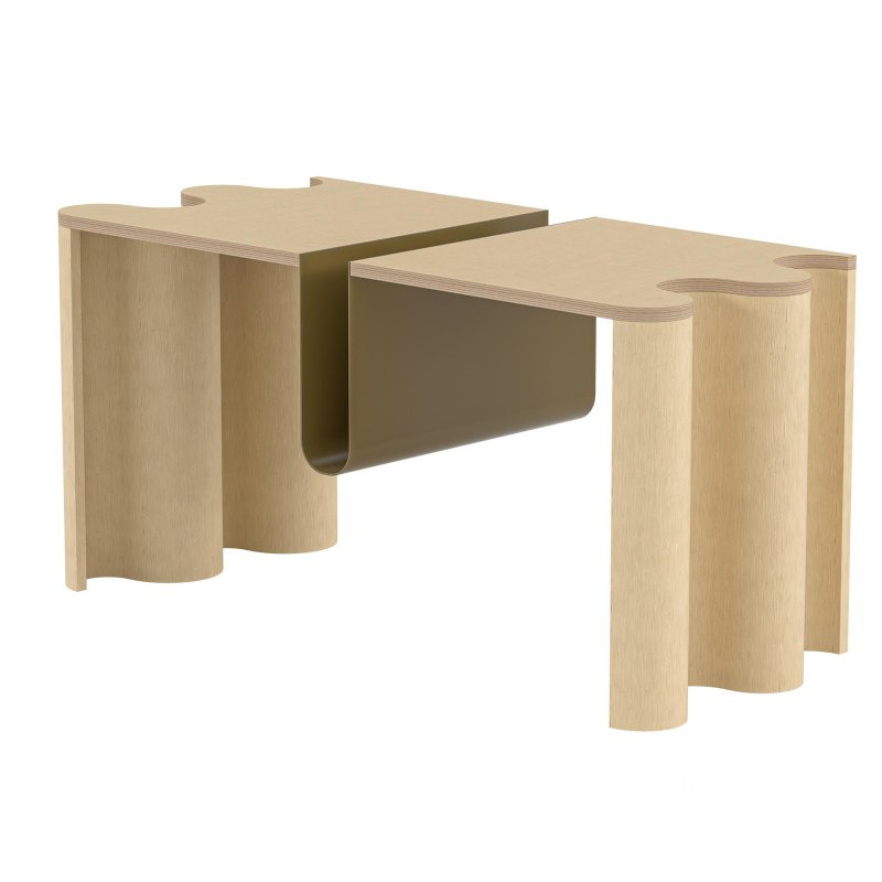 cloth coffee table Image 2