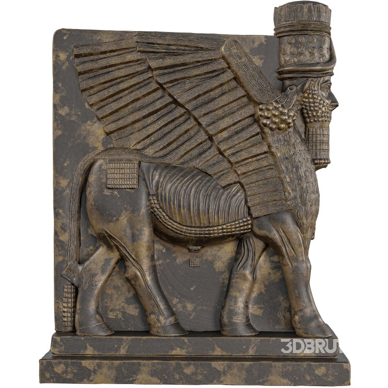 Assyrian Lamassu Guardian Deity of Mesopotamia Image 2