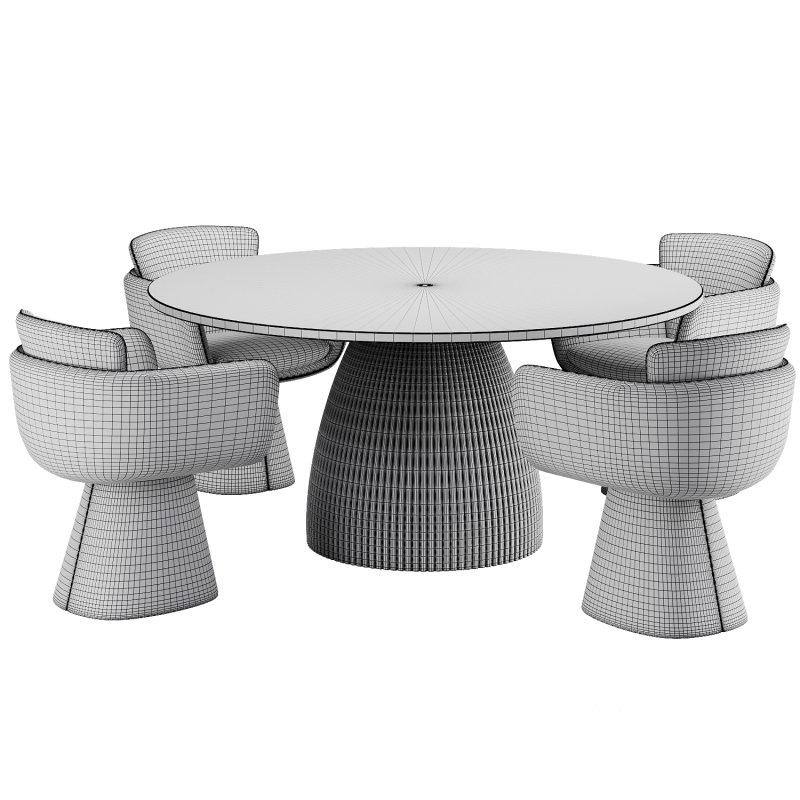 Dinning chair and table303 Image 4