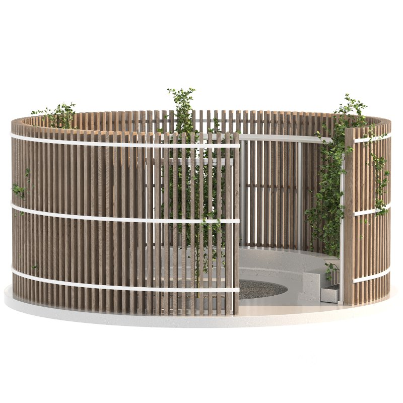 Wooden Garden Pod Image 1