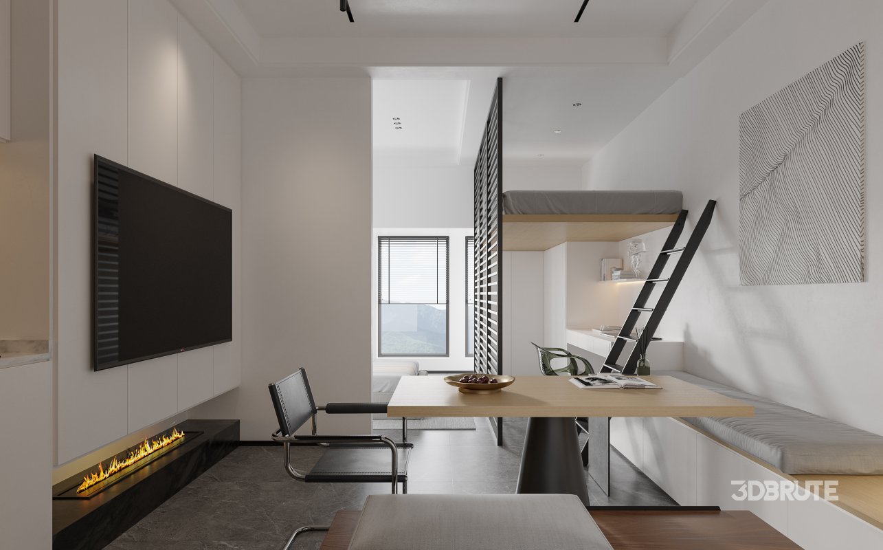 Modern apartment interior Image 5