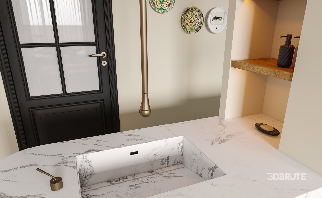 Eclectic living and dining room interior Image 3