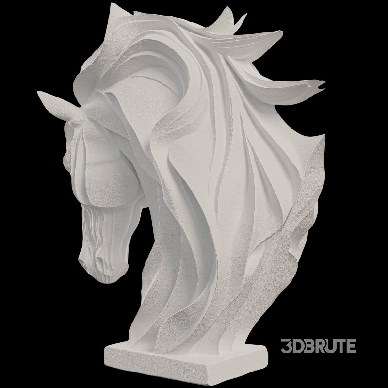 Horse Head Statue Image 3