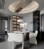 Modern living room and dining room interior scene - Thumbnail 1