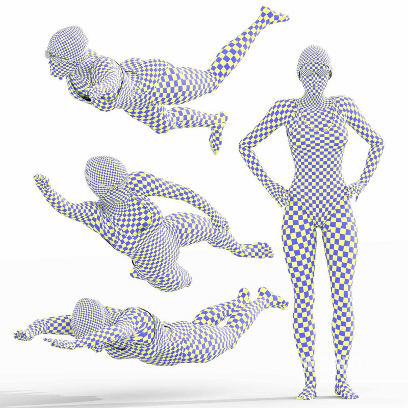 Swimmer woman 04 Poses Image 1