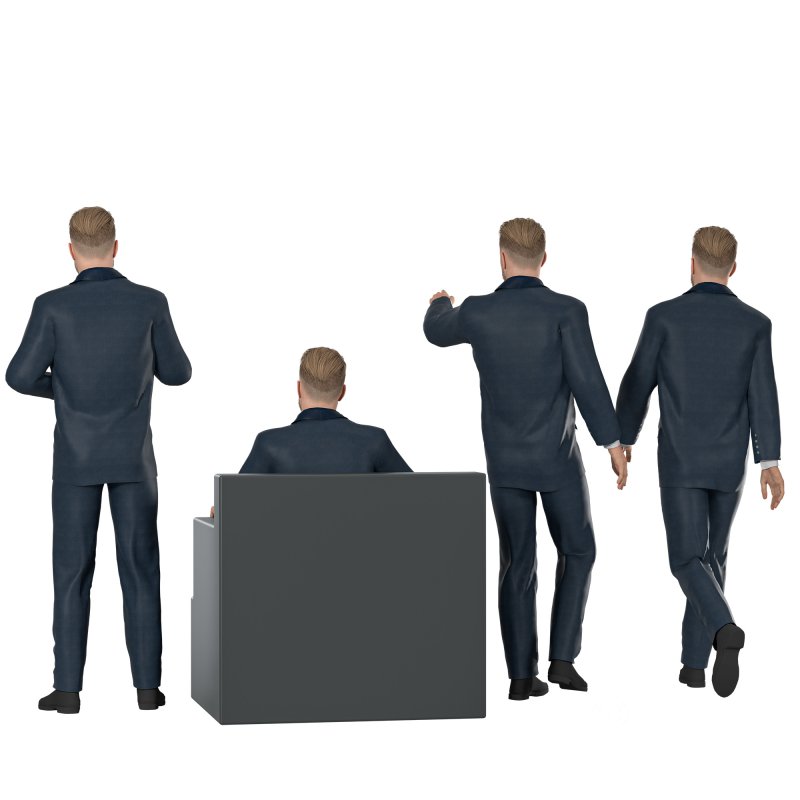 Business Man 04 poses Image 1