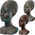 Regal African Queen Bust Sculpture Intricate - Thumbnail 2