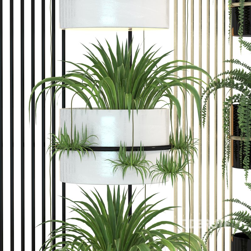 Metal Plant Set 04 Image 7