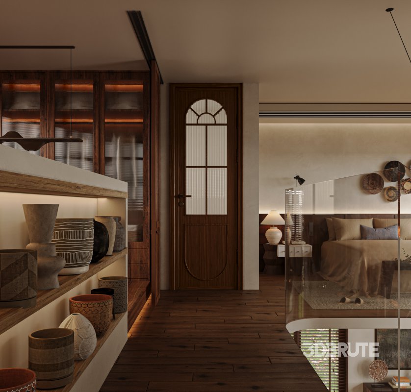 Wabi-sabi living room dining room bedroom Image 8