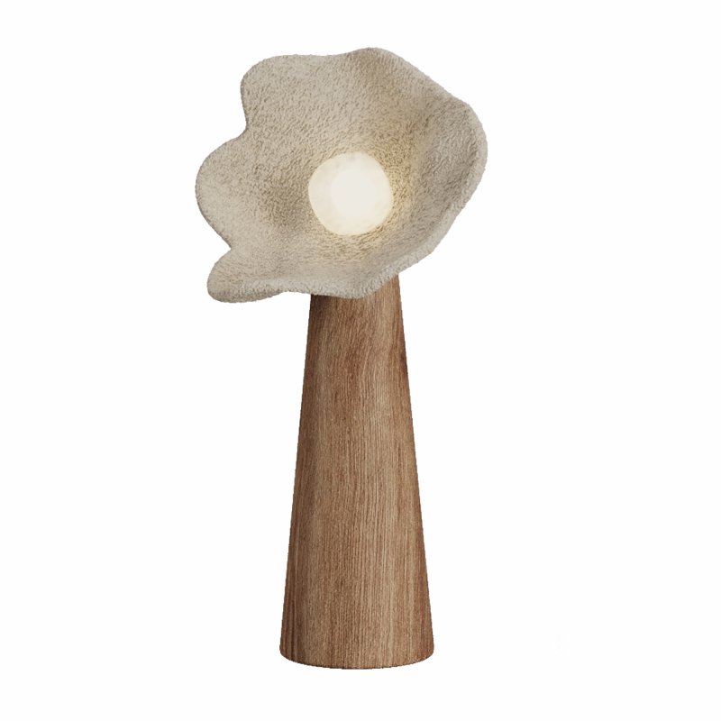 Plaster Petal Floor Lamp Image 6