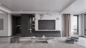 Modern living room and dining room interior scene - Thumbnail 4