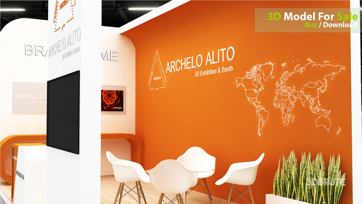 3D Exhibition Booth Model Image 5