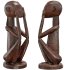 Traditional African Seated Figure Sculpture - Thumbnail 4