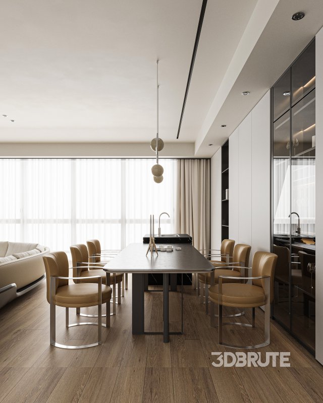 modern dining room Image 1