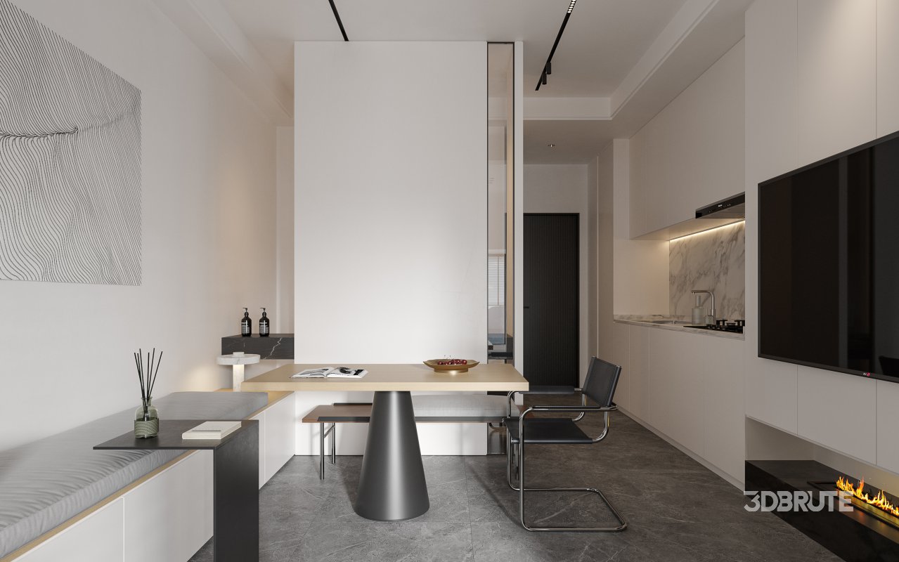 Modern apartment interior Image 1