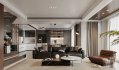 Modern living room and dining room interior scene - Thumbnail 3