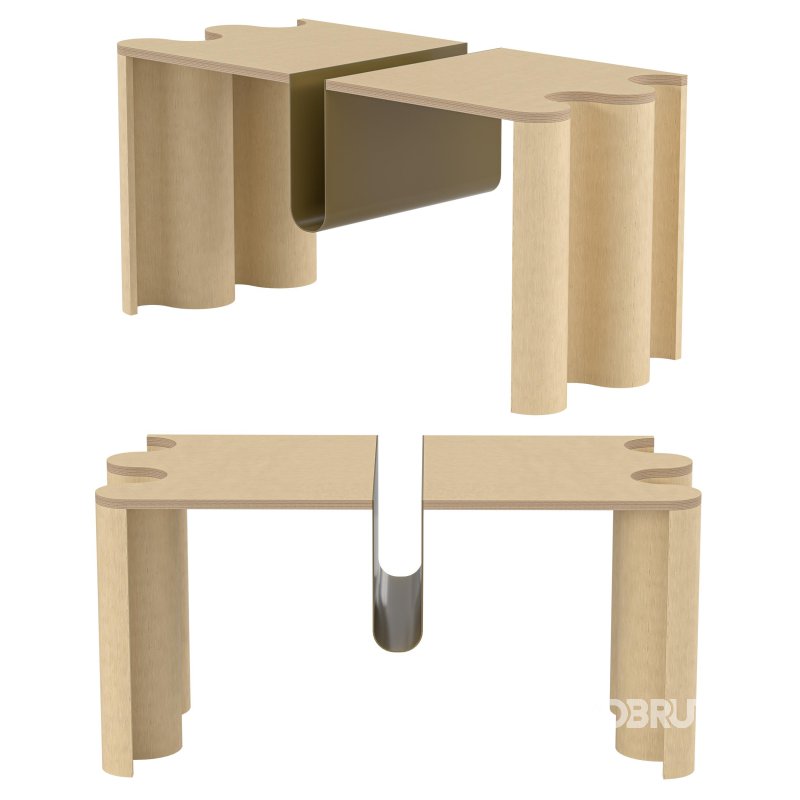 cloth coffee table Image 3