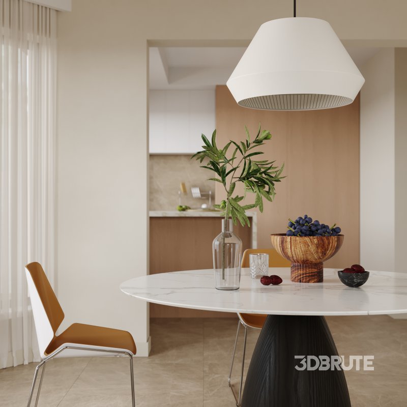 Eclectic living and dining room Image 11