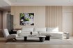 Modern living room and dining room interior scene - Thumbnail 3