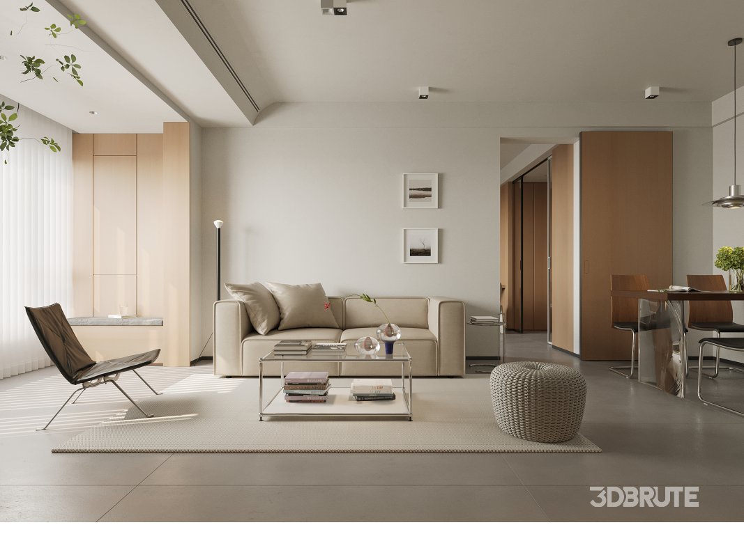 living room dining room bedroom Image 2