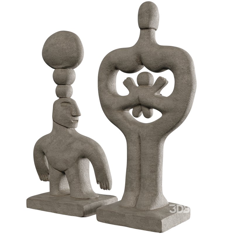 Concrete HIstorian Statue 02 Image 4