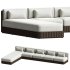 Beaumont Outdoor Four Piece Double Chaise Sectional - Thumbnail 4