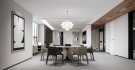Modern living room and dining room interior scene - Thumbnail 1