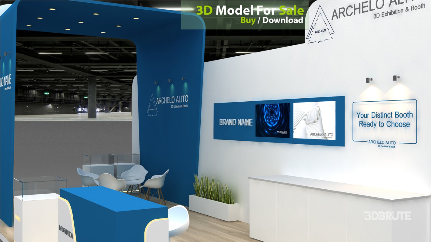 exhibition 3d model Image 6