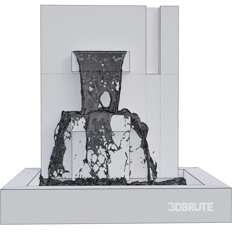 Modern Black Fountain Image 1