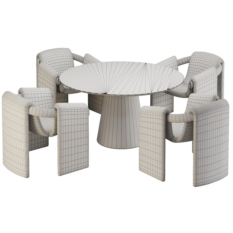 Dinning chair and table308 Image 2