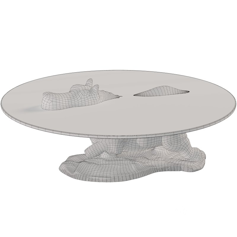 Playful Hippopotamus Coffee Table Whimsical Furniture Image 6