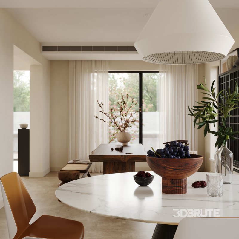 Eclectic living and dining room Image 10