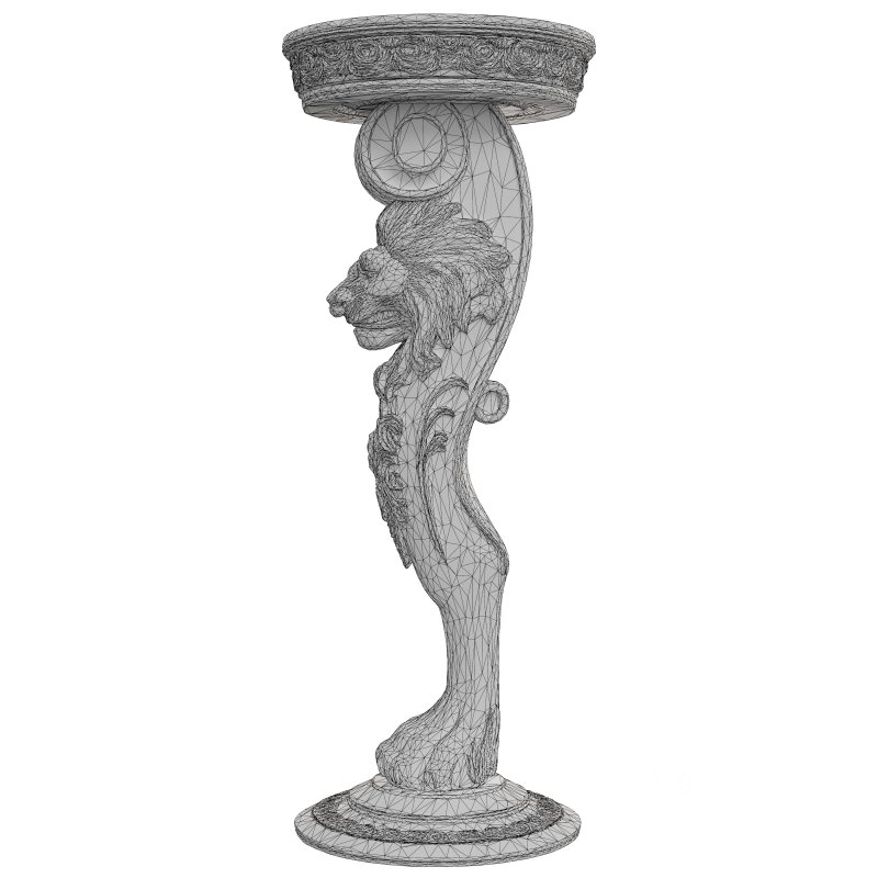 Antique Lion table decor Image 4